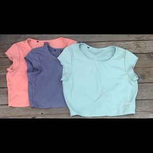 Gymshark Dreamy Cap Sleeve Crop Top 3 Piece Set